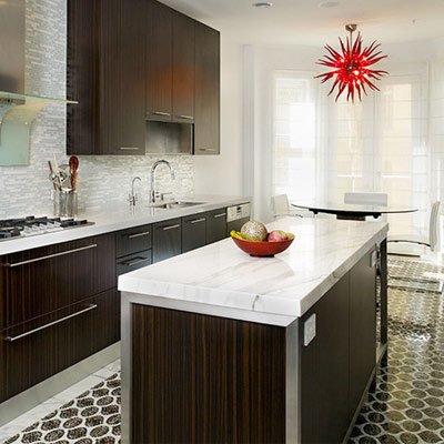 Mosaic Tile Kitchen FLoor